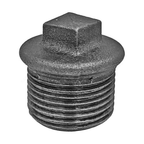 Заглушка чугун Ду 25 (1") НР, DN 25, 1 дюйм