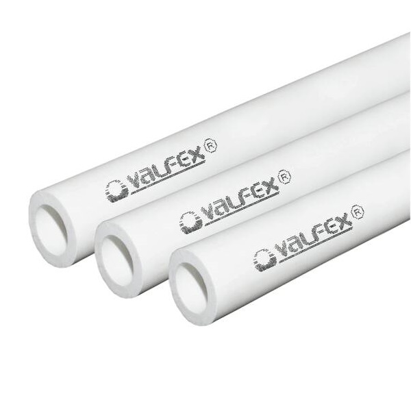 Труба PP-R белая Дн 40х6,7 Ру20 SDR6 Т<80С L=4м VALFEX 10102040