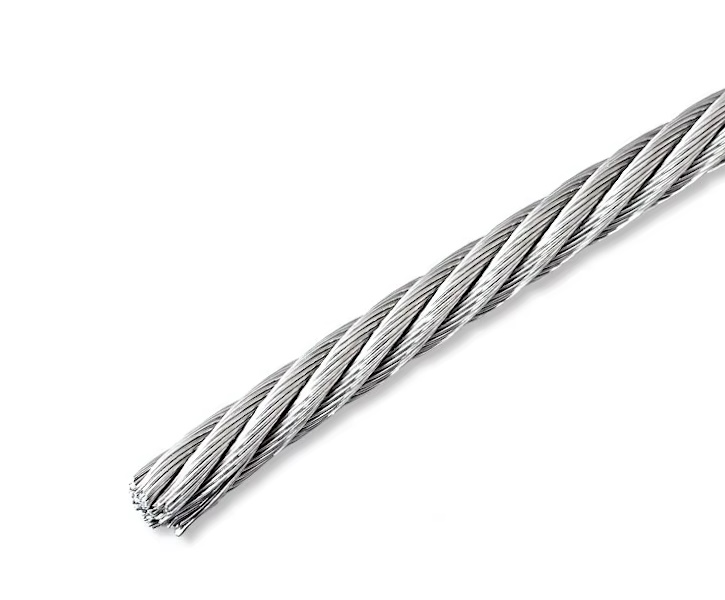 Трос DIN 3055, из нерж. стали А2 6,0мм (7х7) (100М)