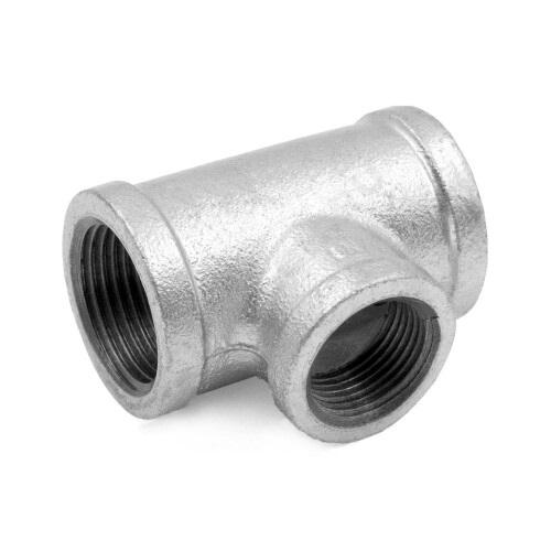 Тройник переходной чугун оц Ду 20х15 (3/4"х1/2") ВР/ВР, DN 20, 3/4 дюйма